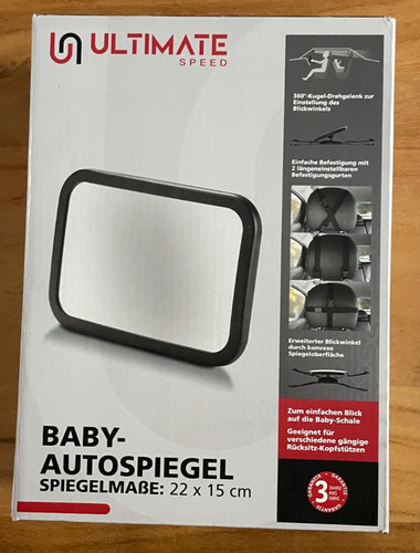 Baby autospiegel 22x15 - baby,