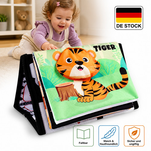 Dreidimensionales stoffbuch - dreidimensionales,
