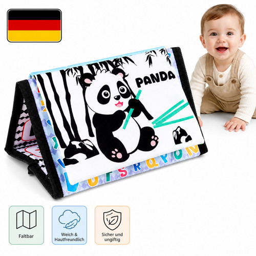 Stoffbuch faltbarer baby - faltbarer,