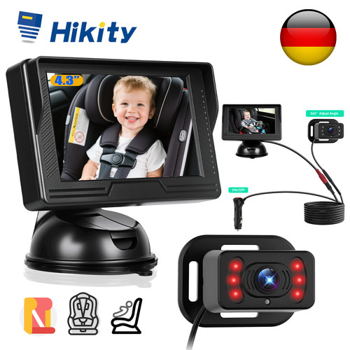 Baby autositz 1080p - baby, 4,3''